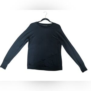LAST CHANCE Athleta Black Long Sleeve Top size M